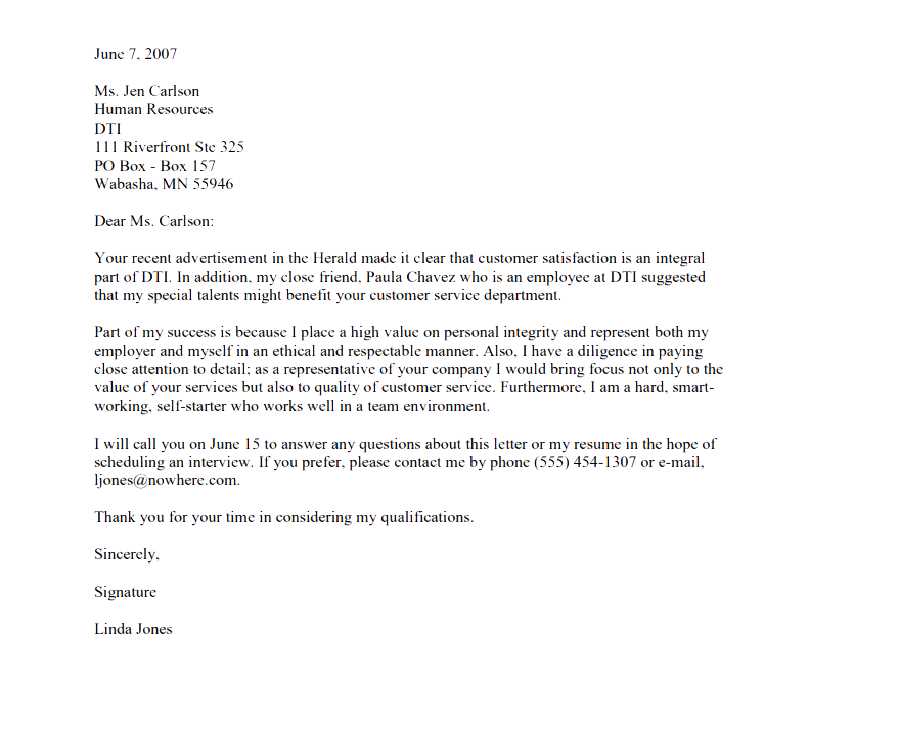 expression of interest letter template