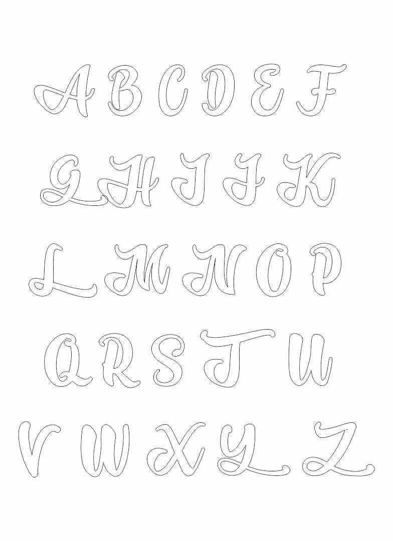 fancy alphabet letter templates