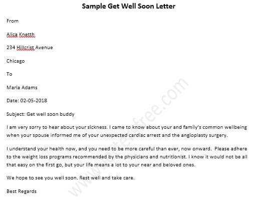 get well letter template