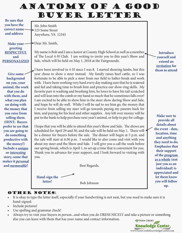 buyers letter template