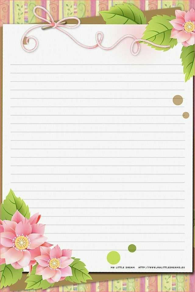 flower letter template