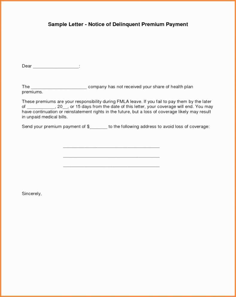 fmla letter templates