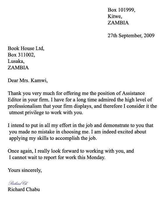 formal cover letter template word