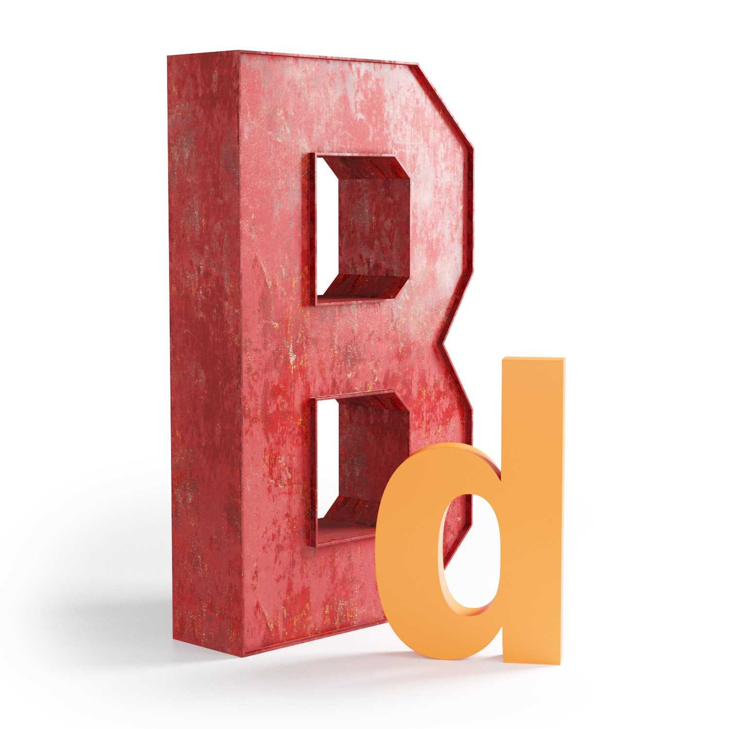 free 3d letter template