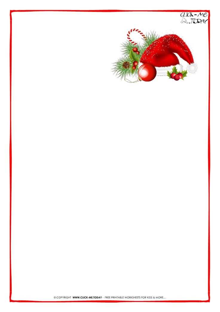 free christmas holiday letter template