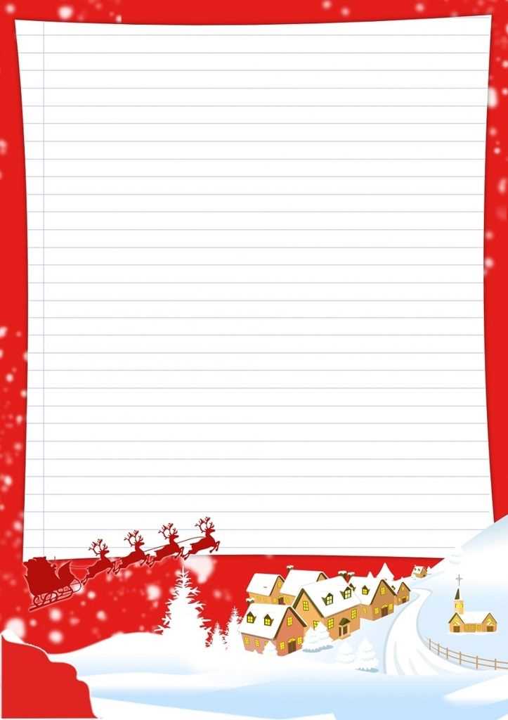 free christmas letter background template