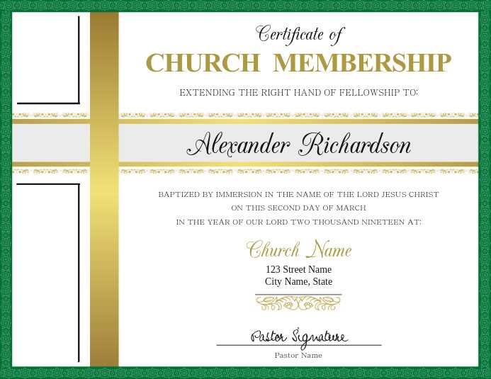 free church membership transfer letter template