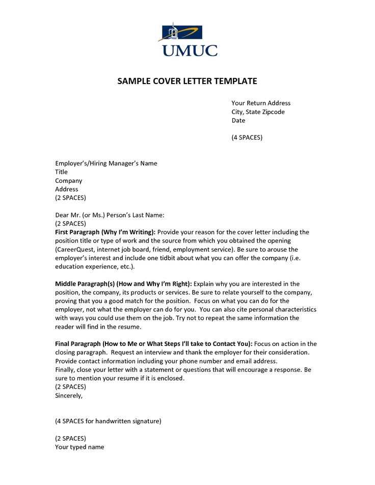 cover letter template education