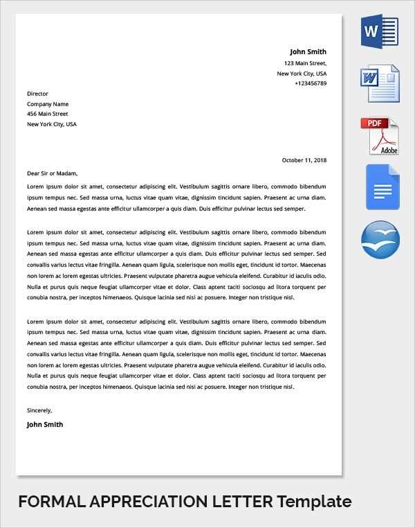 free form letter template