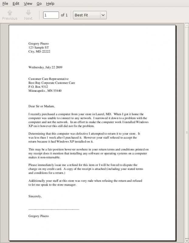 microsoft word form letter template