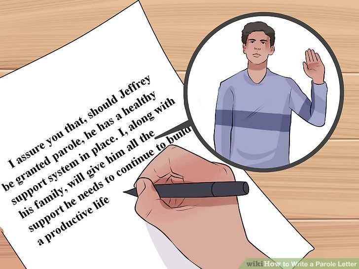 parole letter template