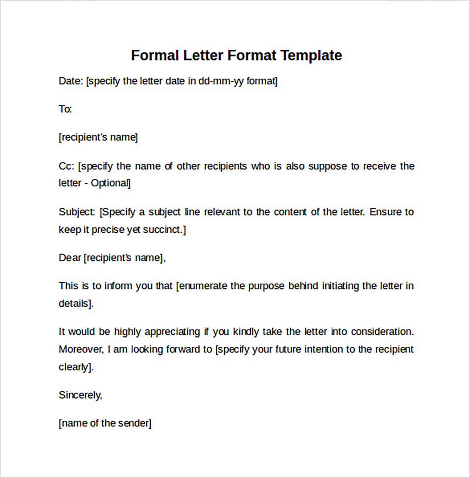 predetermination letter template