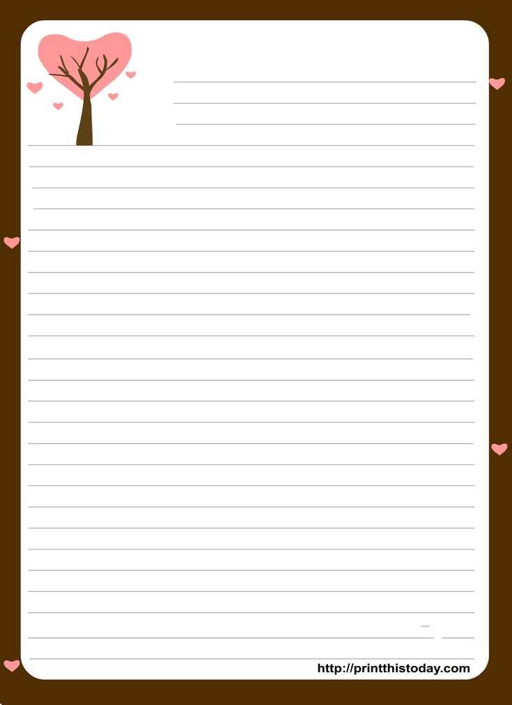 free letter paper template