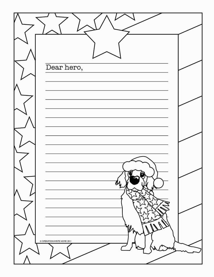 letter drawing template