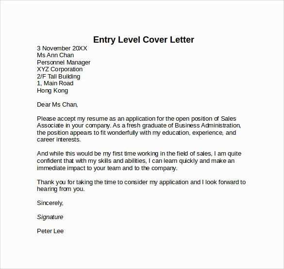 free online resume cover letter template