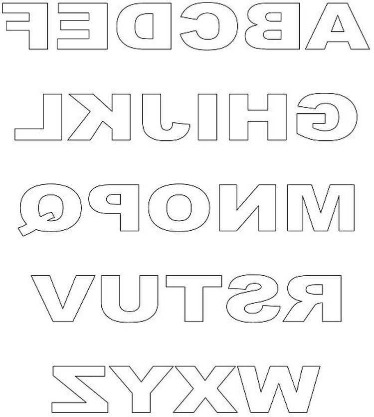 free printable block letter templates