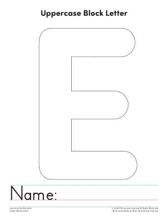 free printable block letter templates