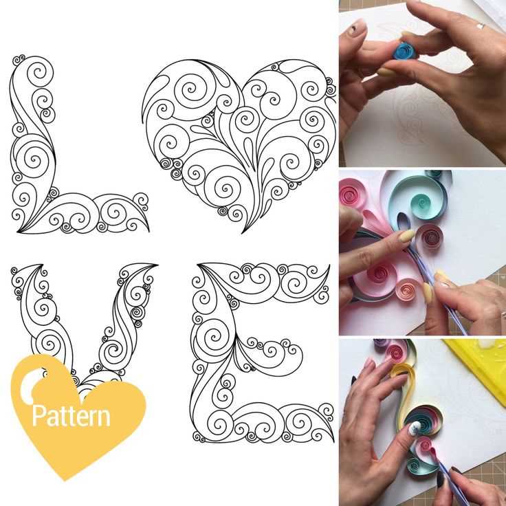 free quilling letter templates