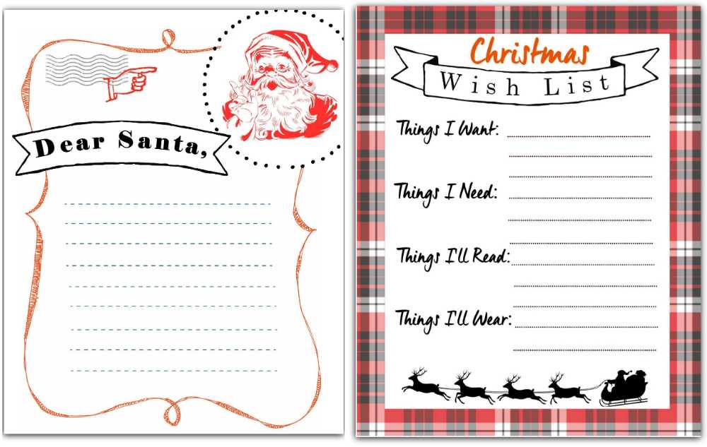 free santa naughty list letter template