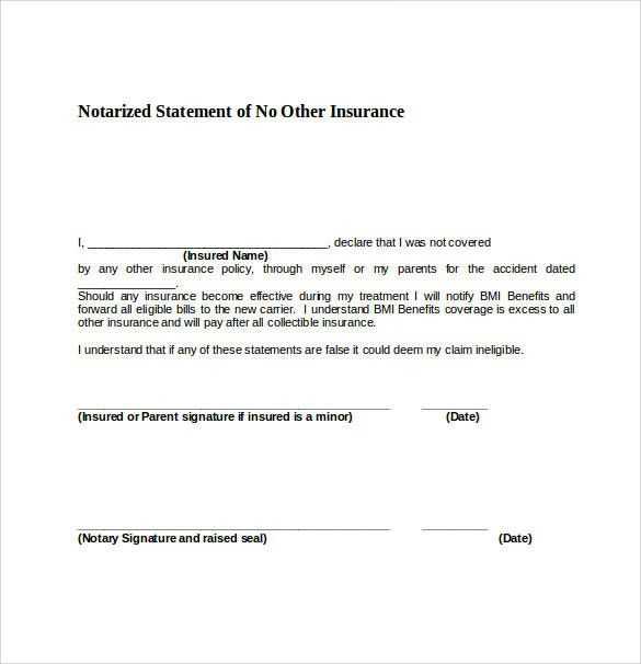 notary letter template