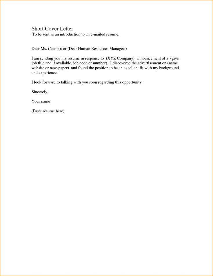 free template cover letter for job application