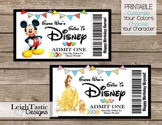 free printable disney surprise letter template