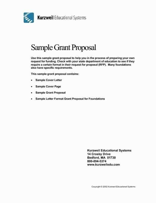 grant proposal letter of intent template