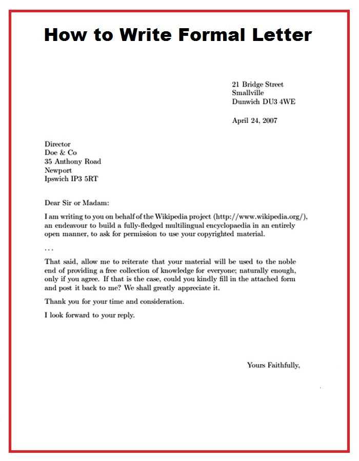 how to write a letter to a legislator template