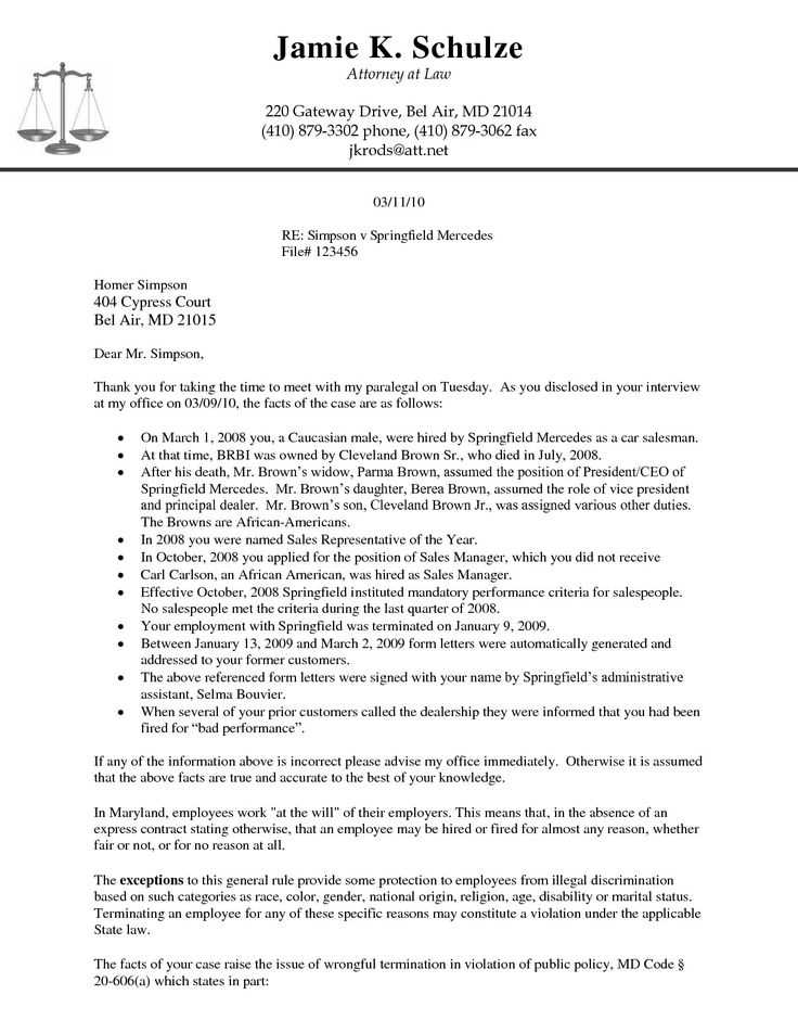 attorney client letter template