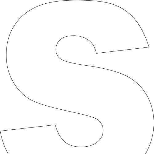 large block letter template