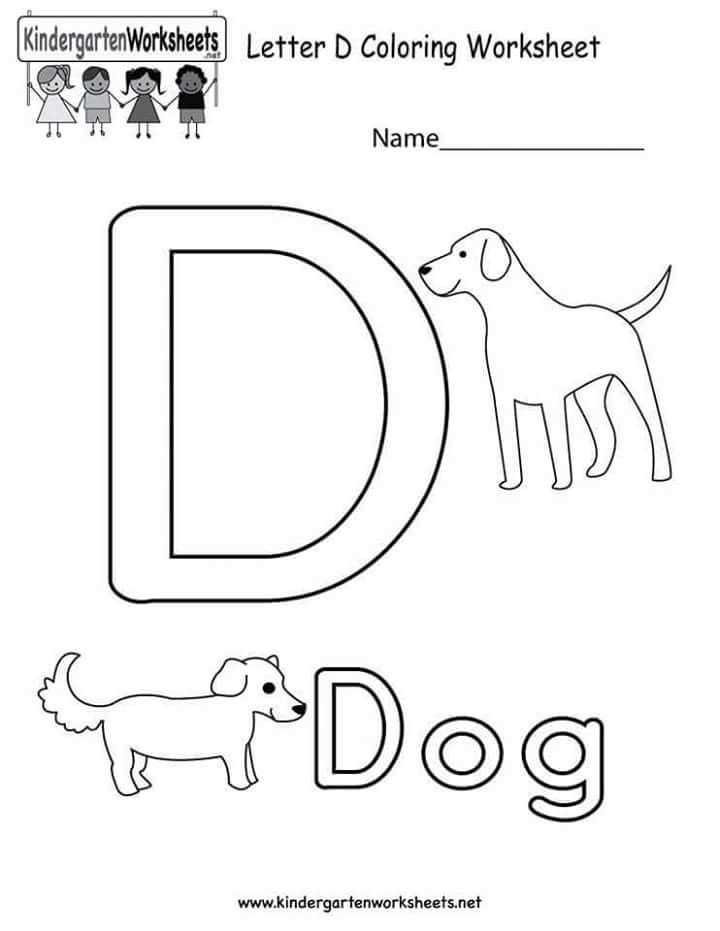 template for letter d