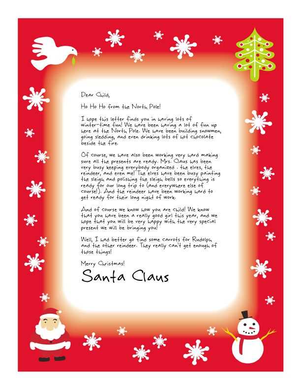 free christian christmas letter template