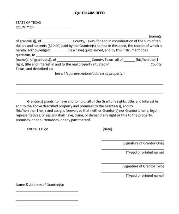 deed in lieu of foreclosure letter template