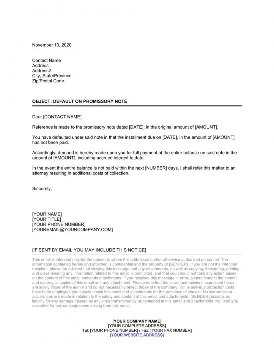 response to demand letter template