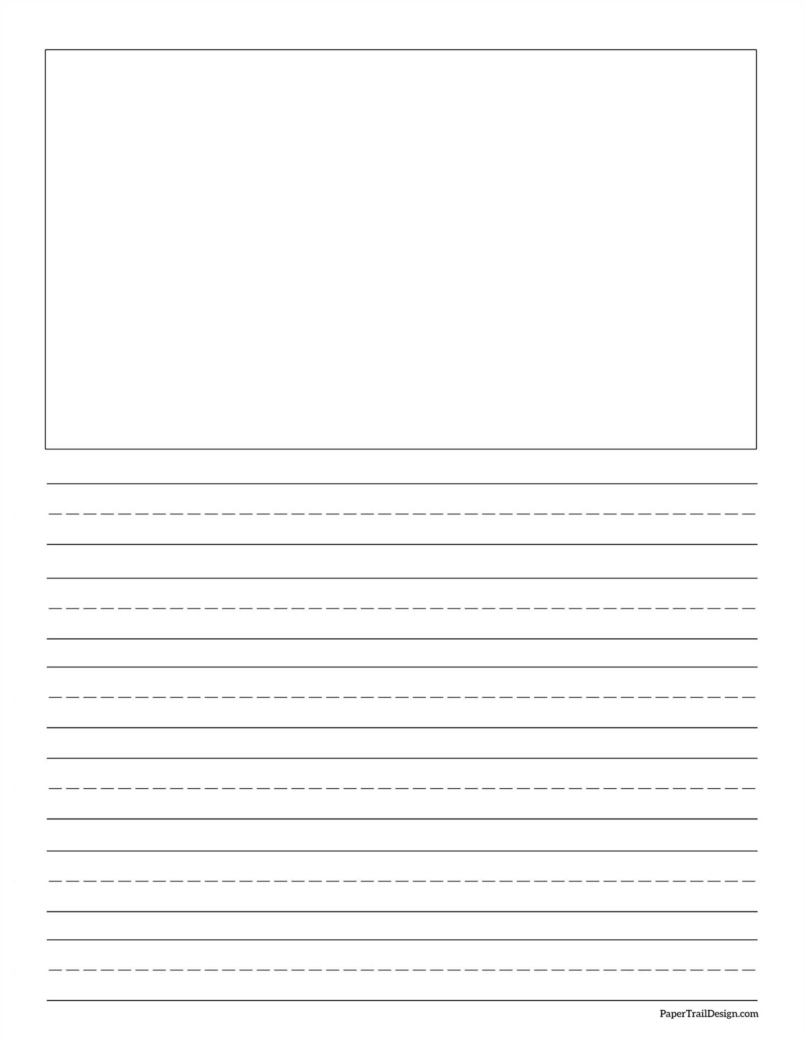 letter template lines