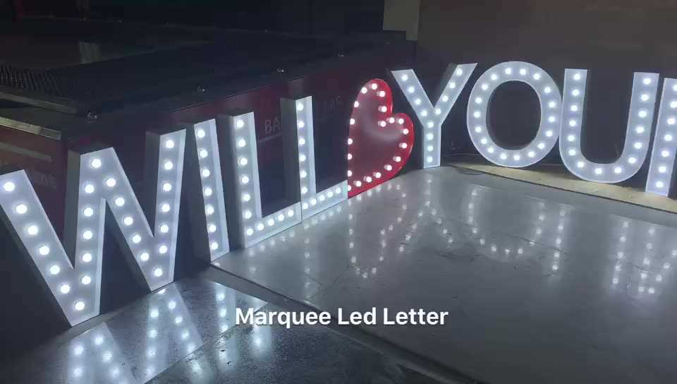 4ft marquee letter template