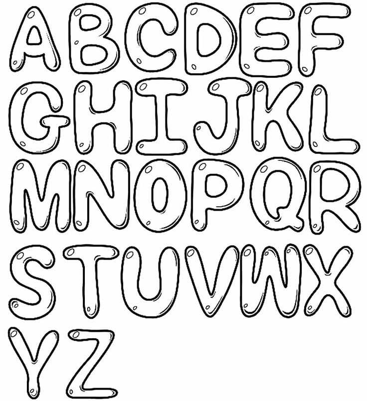 letter font templates