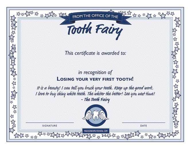 tooth fairy letter template free download