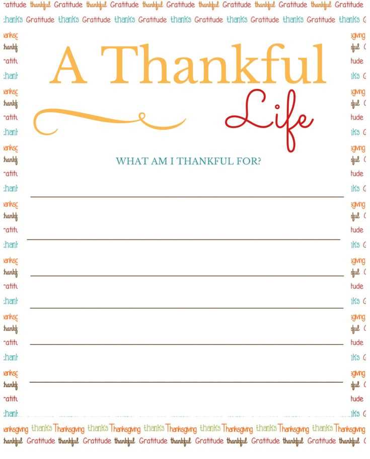 thankful letter template