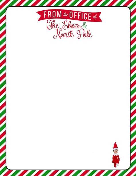 elf return letter template