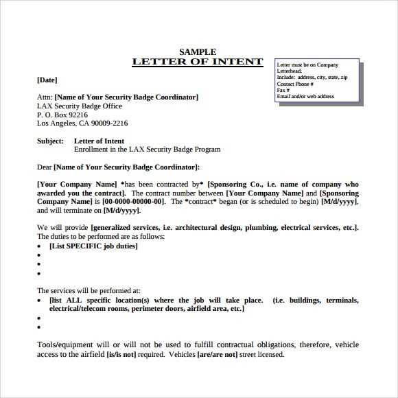 intent to lien letter template