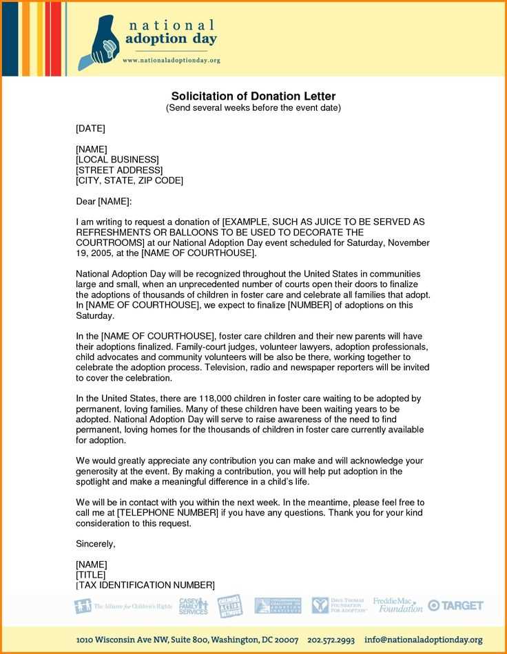 business solicitation letter template