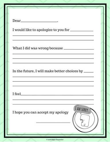 funny apology letter template