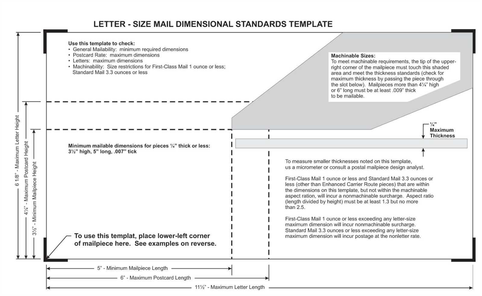 royal mail letter size template pdf