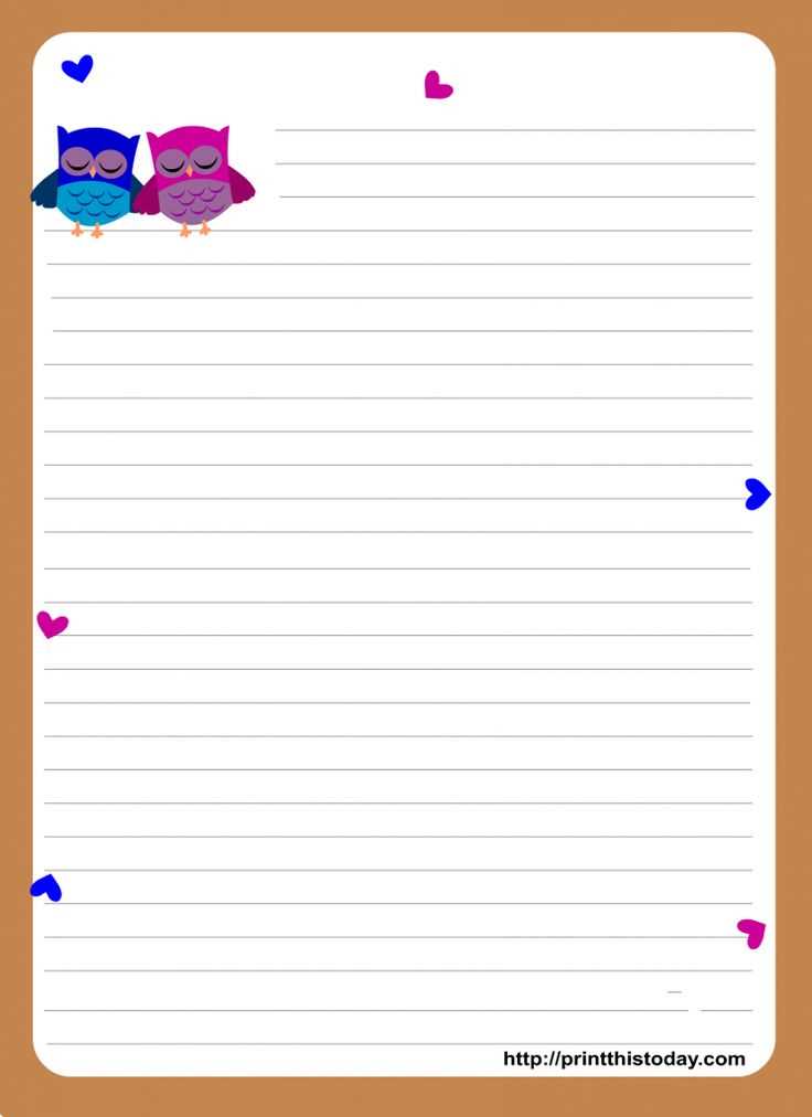 cute letter template