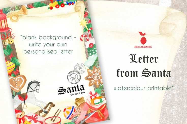 blank template letter from santa