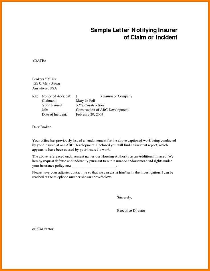 travel insurance claim letter template