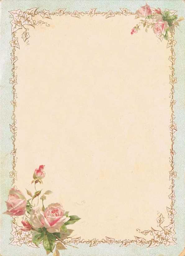 victorian letter template