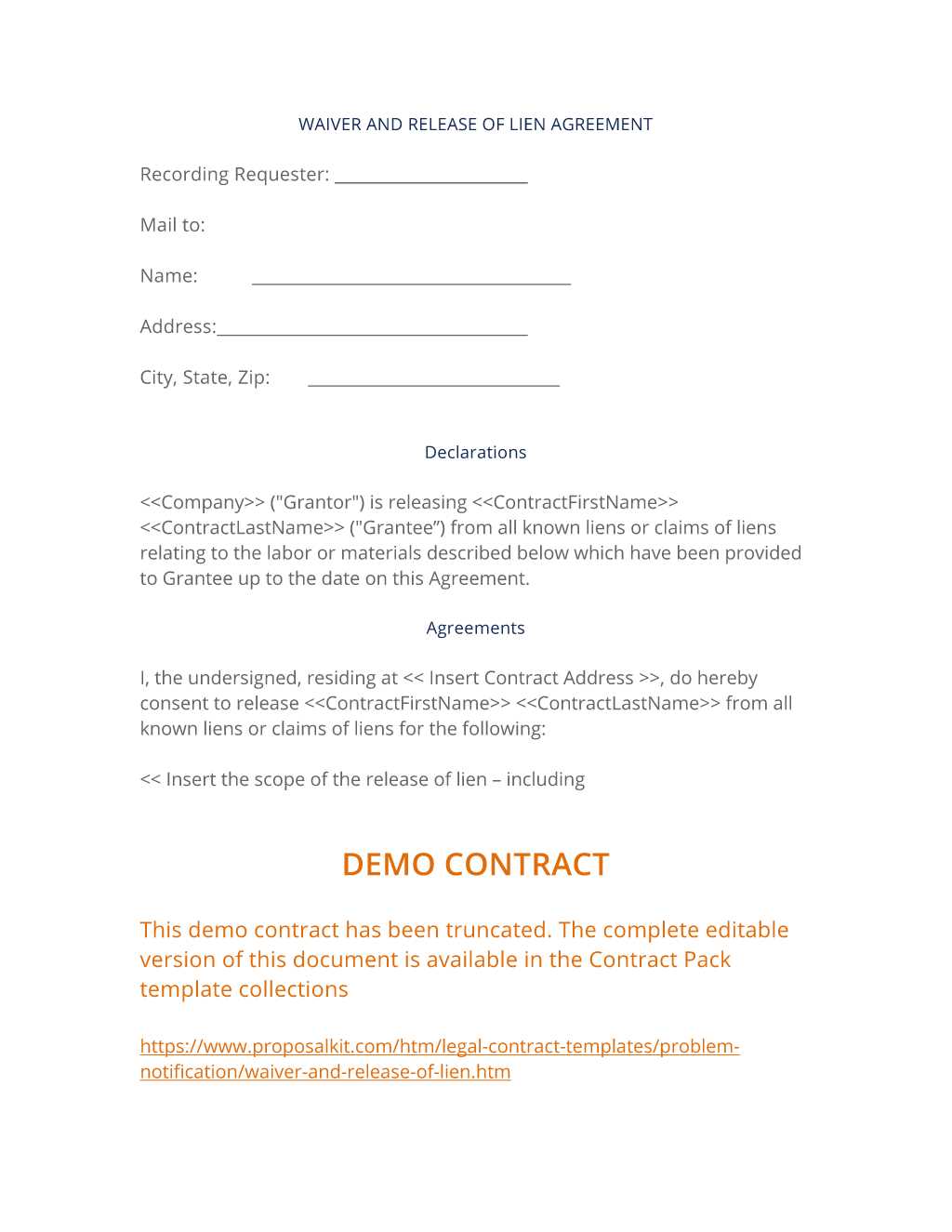 auto lien release letter template