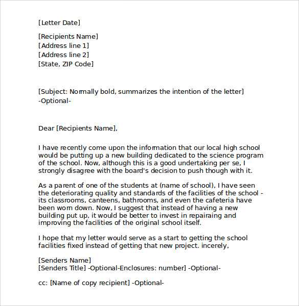 how to write a persuasive letter template